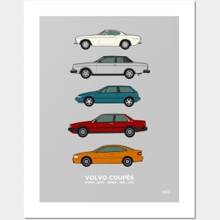 Swedish coupe classic car collection Posters and Art